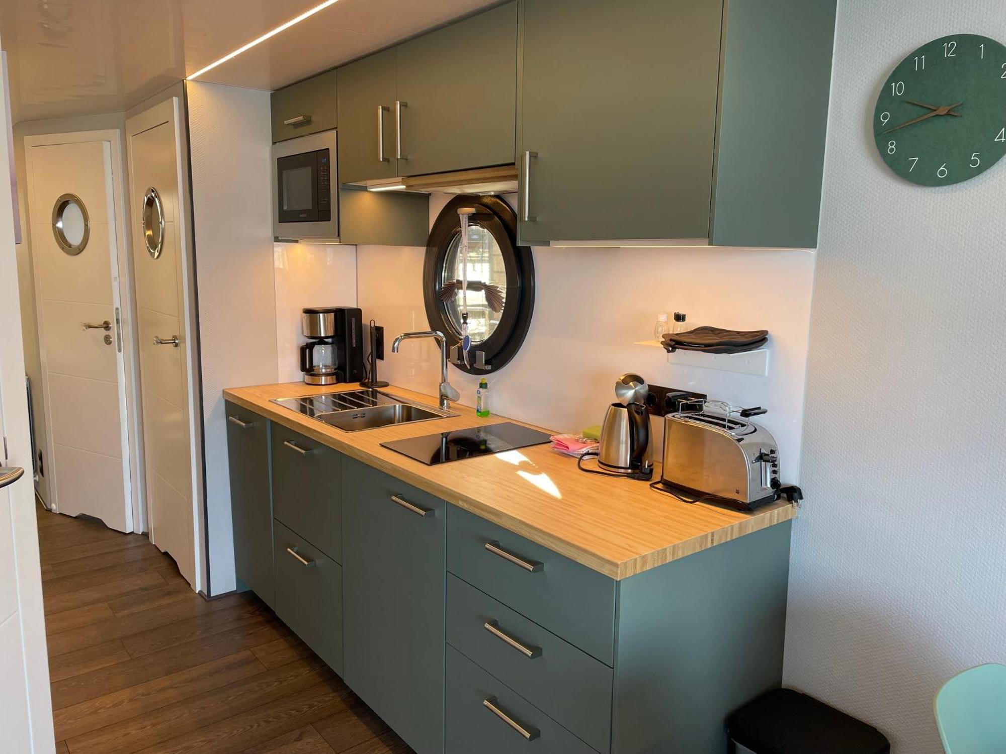 Hausboot Fjord Baltica Mit Dachterrasse In Barth Hotel Kültér fotó