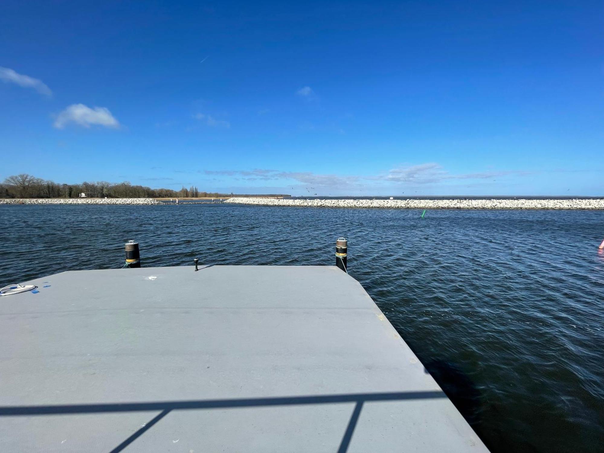 Hausboot Fjord Baltica Mit Dachterrasse In Barth Hotel Kültér fotó