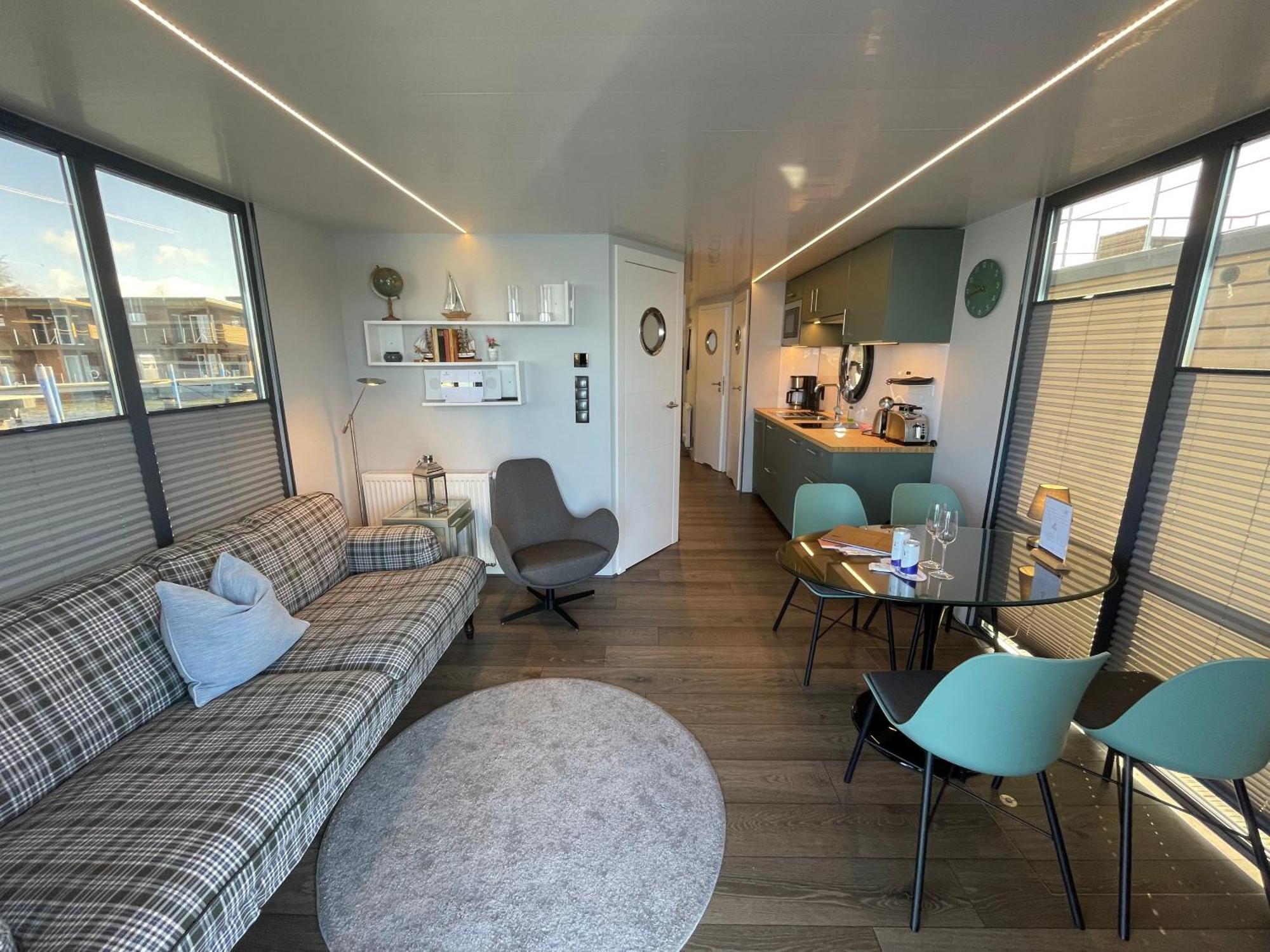 Hausboot Fjord Baltica Mit Dachterrasse In Barth Hotel Kültér fotó