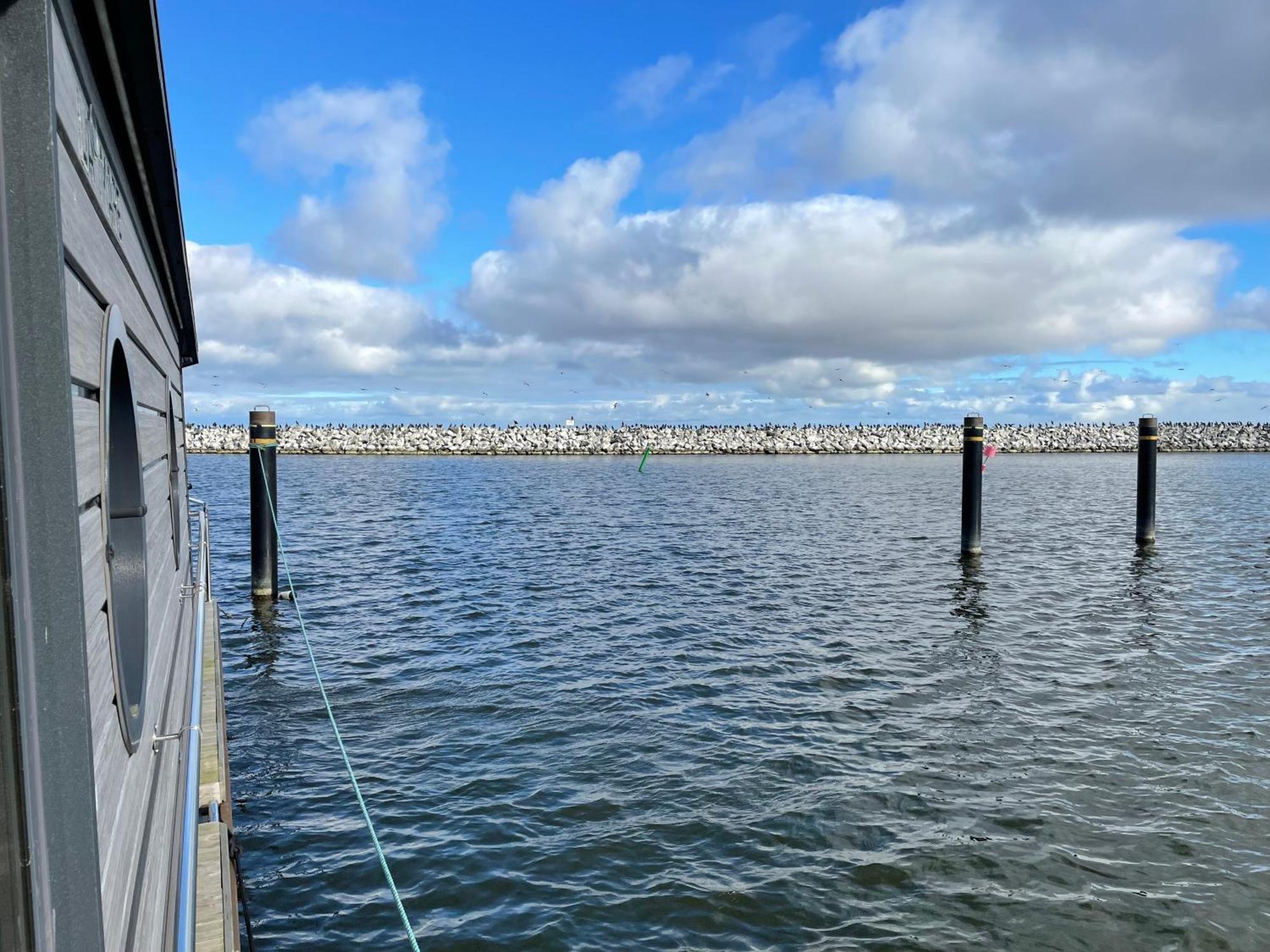 Hausboot Fjord Baltica Mit Dachterrasse In Barth Hotel Kültér fotó